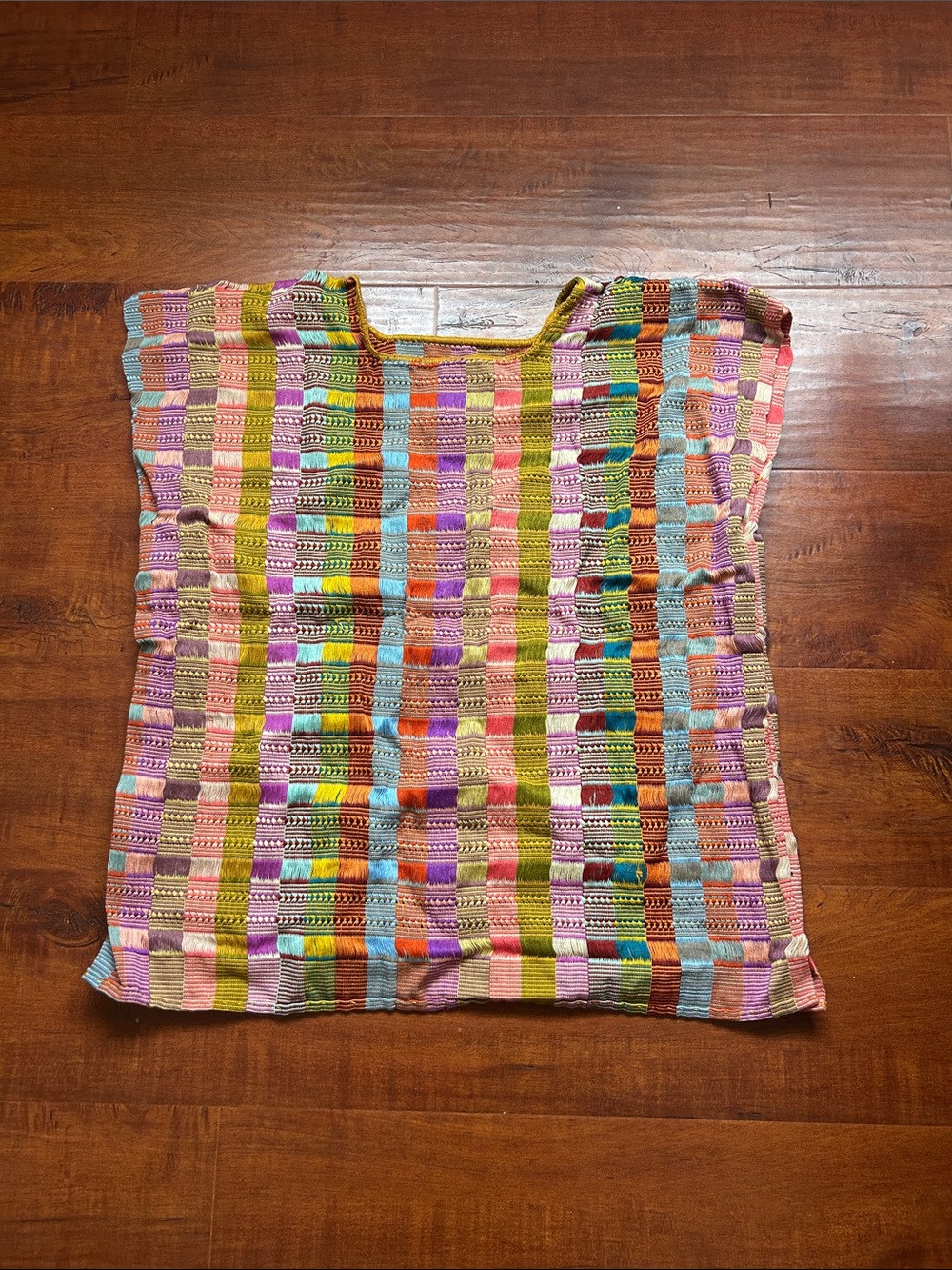 Colorful Striped Woven Top - Multicolor
